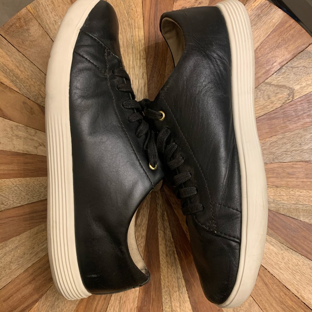 Come Haan Grand Crosscourt sneaker, black leather